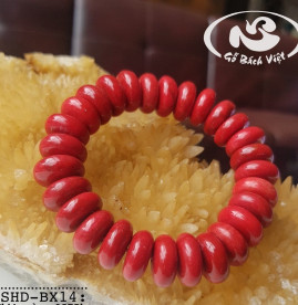 Vòng tay San Hô đỏ 8mm (ly) nhộng tròn Vòng tay San Hô đỏ 8mm (ly) nhộng tròn