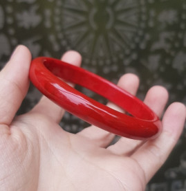 Vòng tay San Hô đỏ 8mm (ly) nhộng tròn Vòng tay San Hô đỏ 8mm (ly) nhộng tròn