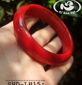 Vòng tay San Hô đỏ san hô đỏ nhộng tròn 14mm