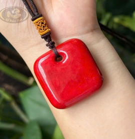 Vòng san hô đỏ bản đũa 10mm Vòng san hô đỏ bản đũa 10mm