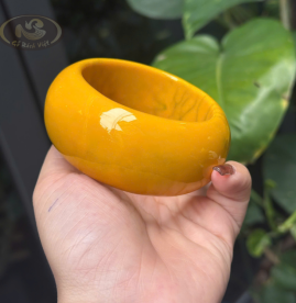 Vòng tay San Hô vàng 19 hạt vân 10mm (ly) Vòng tay San Hô vàng 19 hạt vân 10mm (ly)