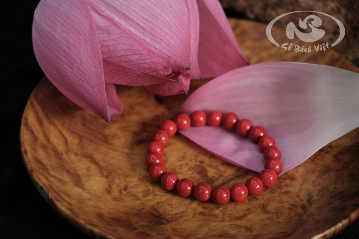 Vòng San hô đỏ có 21 hạt tương trưng cho những ý nghĩa tốt đẹp của Phật Giáo
