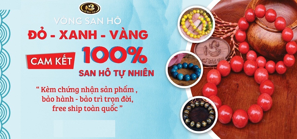Shop Bách Việt cung cấp đa dạng mẫu vòng san hô đẹp, độc đáo