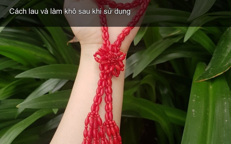 Cách lau và làm khô sau khi sử dụng