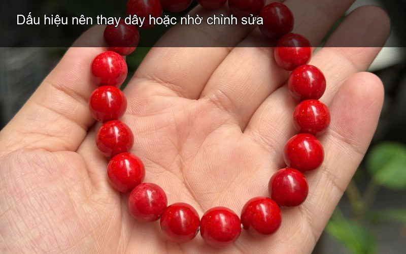 Dấu hiệu nên thay dây hoặc nhờ chỉnh sửa