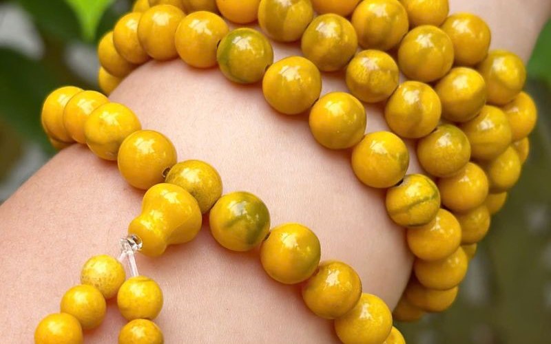 Ảnh minh họa Tràng hạt san hô vàng 8mm: cách xem kích thước trước khi chọn góc 1