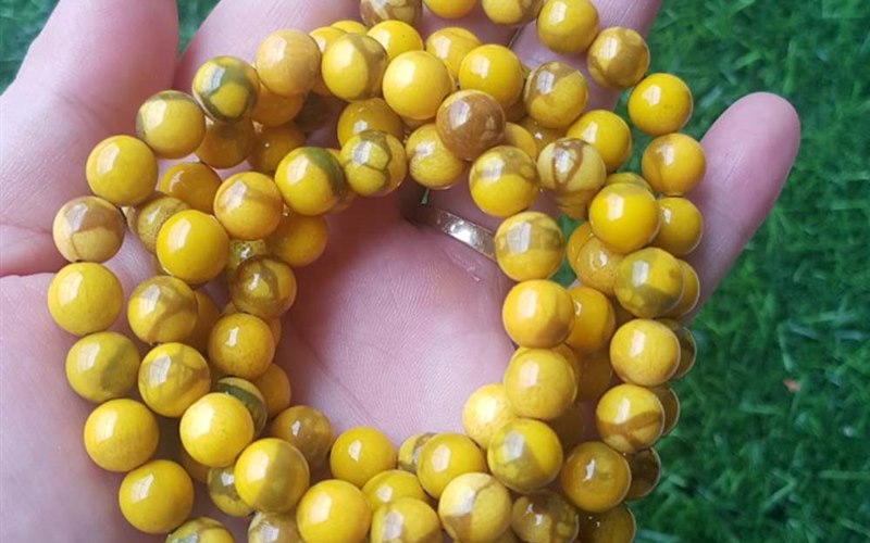 Ảnh minh họa Tràng hạt san hô vàng 8mm: cách xem kích thước trước khi chọn góc 3