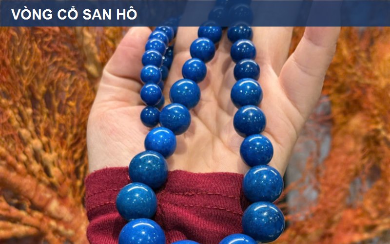Ảnh minh họa Vòng cổ san hô xanh: xem sắc màu và hoàn cảnh sử dụng — góc 1